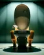 Placeholder: Toilet scene, donald trump sitting in toilet, pants down, defecating, realistic image, Tarantino style, concept art, smooth, unreal engine 5, god lights, ray tracing, RTX, lumen lighting, ultra detail, volumetric lighting, 3d.