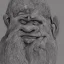 Placeholder: A drawn norwegian stone troll ; stable ai