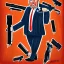 Placeholder: Trump with guns and ammo by jacometti