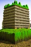 Placeholder: building growing from dirt