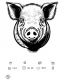 Placeholder: pencil drawn pig