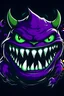 Placeholder: Banner Logo of a Scary Vile and Grotesque Pokemon Gengar grinning while his body is oozing green and purple goop as if he was rotting from the inside