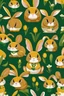 Placeholder: Cute bunny in south African springbok jersey