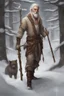 Placeholder: fantasy human snow woodsman