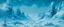Placeholder: A cyan winter tundra with falling snowflakes designed in Japanese Oni masks painted by Caspar David Friedrich