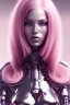 Placeholder: cyborg, pink hair, sexy, perfekt, real, dream