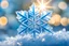 Placeholder: Beautiful enlighten entire big jewels cristal snowflake on the winter sunny morning ,blue sky, Miki Asai Macro photography, entire but close-up, hyper detailed, trending on artstation, sharp focus, studio photo, intricate details, highly detailed,