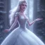 Placeholder: cinderellas ball dress ,magical, snow, sharp, intricate ornate, elegant, highly detailed, frosty white, artstation, concept art, smooth, sharp focus, illustration, 8k,epic fantasy, iridescent accents