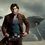 Placeholder: super photorealistic studio photo of Han Solo in star wars by Annie Leibovitz, intricate, highly detailed, sharp focus, cinematic lighting,