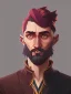 Placeholder: Portrait of a 30 year old strange wizard