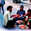 Placeholder: drunk gypsies eating ajvar on the street, 35mm