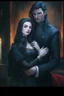 Placeholder: Strahd Von Zarovich and his wife Selene. Both wearing crowns.