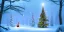 Placeholder: snowy forest, snowing, winter, Christmas elf's, magic