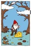 Placeholder: , With the wild boar snorting, our brave dwarf stumbled. On day two, he regrouped, plotting a clever scheme, With a giant cheese wedge, he lured it like a dream.