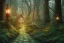 Placeholder: FOREST LANTERN WINTER PATH FALL