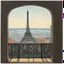 Placeholder: [estampe, by Maurice Denis] from inside the Eiffel tower
