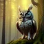 Placeholder: intricate details, realistic, octane, unreal engine, portrait, natural lighting,zoomed out + portrait, volumetric lighting, shiny,extreme detail, Photorealism, High detail, Hyper realistic Owl in forest, macro lens blur,abstract paint, sharp,ef 85mm 5.6, focus, trending by artstation