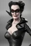 Placeholder: Carmen Dell`orifice as evil queen in black leather gown, angry, busty, curvey, cleavage, unreal 5, octane render,cinema4d, dynamic lighting, dramatic lighting, 4k, redshift render, highly detailed, hyper realistic