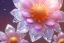 Placeholder: one big crystal subtle flower in a galactic ambiance , transparent petals, delicate colors, in the foreground, full of details, smooth, bright sunshine，soft light atmosphere, , finely tuned detail, ultra high definition, 8 k, unreal engine 5, ultra sharp focus