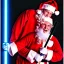 Placeholder: roger miller, light saber, santa hat