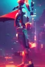 Placeholder: robot writing on a computer, in the Style of Artgerm and Charlie Bowater and Atey Ghailan and Mike Mignola, vibrant colors and hard shadows and strong rim light, Comic Cover Art, epic scene, plain background, trending on artstation