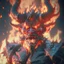 Placeholder: giant fire demon lord, unreal engine 5, 8k resolution, photorealistic, ultra detailed