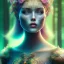 Placeholder: spray painting, woman in magical forest, Character Portrait, bright colours,face, magnificent, majestic, highly intricate gigantic, Realistic photography, incredibly detailed, ultra high resolution, 8k, complex 3d render, cinema 4d