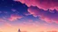 Placeholder: Cute and aesthetic anime clouds at night, 90s, cartoon, lofi