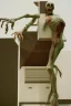 Placeholder: зомби идет и тянет руки на черном фоне