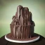 Placeholder: House cake chocolate waterfall made of chocolate is flowing, unreal engine