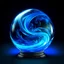 Placeholder: A beautiful magical orb that swirls with magical energy in brightly glowing blue colors