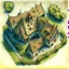 Placeholder: aerial view drawing of a medieval house in the style of art novel and torat