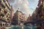 Placeholder: Elevated Train pass+trains+ corner building on sea+riomaggiore+genoa street+turin+Italian medieval town+Italian city+alphonse mucha, greg rutkowski,matte painting, cryengine, hyper detailed, felix kelly, fantasy art, seb mckinnon