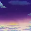 Placeholder: purple sky full of stars, sunflower field, floating ruins of an asian village, anime, high res, makoto shinkai