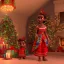 Placeholder: christmas ambience, african, kente, clothing, african patterns, thread, embroidery, cinema 4d render, high detail