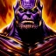 Placeholder: Ultra detailed fullbody Portrait in oil on canvas of Thanos fusion Venom and Armor,intense stare,extremely detailed digital painting, extremely detailed face,crystal clear Big eyes, mystical colors ,perfectly centered image, perfect composition, rim light, beautiful lighting,masterpiece,8k, stunning scene, raytracing, anatomically correct, in the style of robert e howard and Ken Kelley and Ohrai Noriyoshi and Simon Bisley and tomzj1