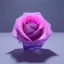 Placeholder: transparent multicolor crystal rose realistic, unreal engine 5, cinema4d