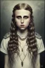 Placeholder: Danish Singer MØ face, Style John Kenn Mortensen,