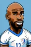 Placeholder: Brian Mbeumo French soccer player cartoon 2d