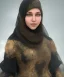 Placeholder: veil head 2 Muslim girl, hijab, black eyes, smile, full body dress, 8k resolution