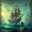 Placeholder: Biomorphic Pirate Shipwreck morphed with electronic wiring and mixed with lighting, Nanopunk and Biopunk with cyberpunk look,golden hour,MTG,digital painting, wonderful ambient colors, art by Jarosław Jaśnikowski mixed with Sheila Martin mixed with Fletch mixed with Frank Sun mixed with Anna Dittmann mixed with Alena Aenami.