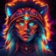 Placeholder: Cosmic dream face, woman, neon, abstract, amazing shadow and lightning, 4k, cinematic, glowing eyes, cosmic, face, dream, space, stars, amazing, art, glowing, fire, fantasy, crazy, ultimate, club, insane, hippie, native american, digital painting, watercolor, wolves, bears, eagles