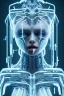 Placeholder: cyberpunk, black latex body, women, body portrai, open mouth, perfect skin, tron, cyborg , perfekt, real, dream, hr giger