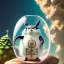 Placeholder: A studio ghibli characters in a jar floating, super high resolution, professional photograph, in focus, beautiful detail, professional digital art, stunning 4k, volumetric light, Award-winning photograph, photography