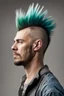 Placeholder: Man with a mohawk