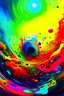 Placeholder: vibrant splash of ethereal colors by android jones, abstract, WLOP, RHADS