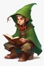 Placeholder: young elf student wizard