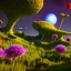 Placeholder: scifi landscape, lighting plants, flovers, another planet in sky, alien animals on background, beautiful, attractive, carnivore, deep colours, 8k resolution, dynamic lighting, ultra hyperdetailed, intricately detailed, Unreal Engine 5, ultra colourful, very small details