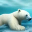 Placeholder: realistic polar bear swimming in artic water with ice floes, 8k resolution, high-quality, fine-detail, intricate, digital art, detailed matte, volumetric lighting, dynamic lighting, 3D octane render, Marc Adamus, Ann Prochilo, Romain Veillon, National Geographic photo