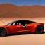 Placeholder: Tesla roadster with desert camouflage